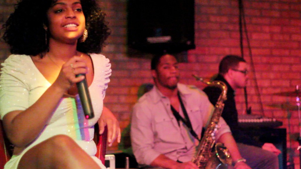 Jasmine Burke-Ishmael, Afrofest Coordinator 2012 performs at LoveLanguages. (Video screenshot)
