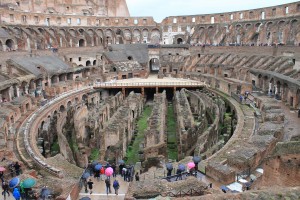 Inside coloseum