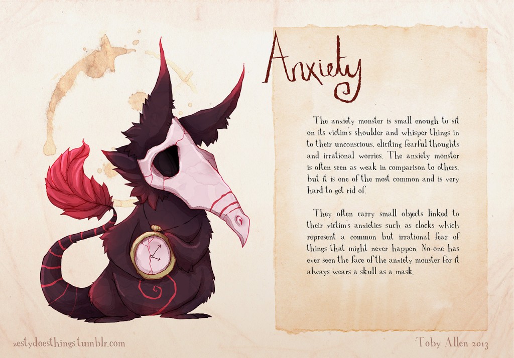 anxiety monster