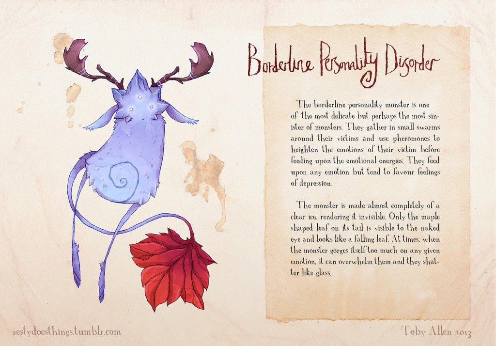 boderline personality disorder monster