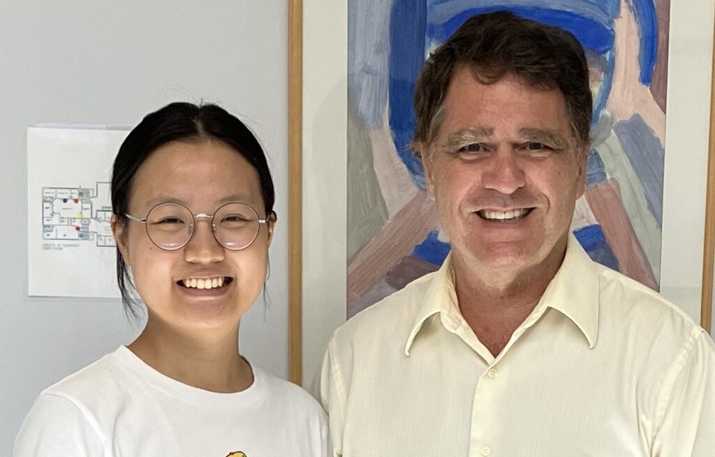 Chi Lam Chan with Dr. Smith